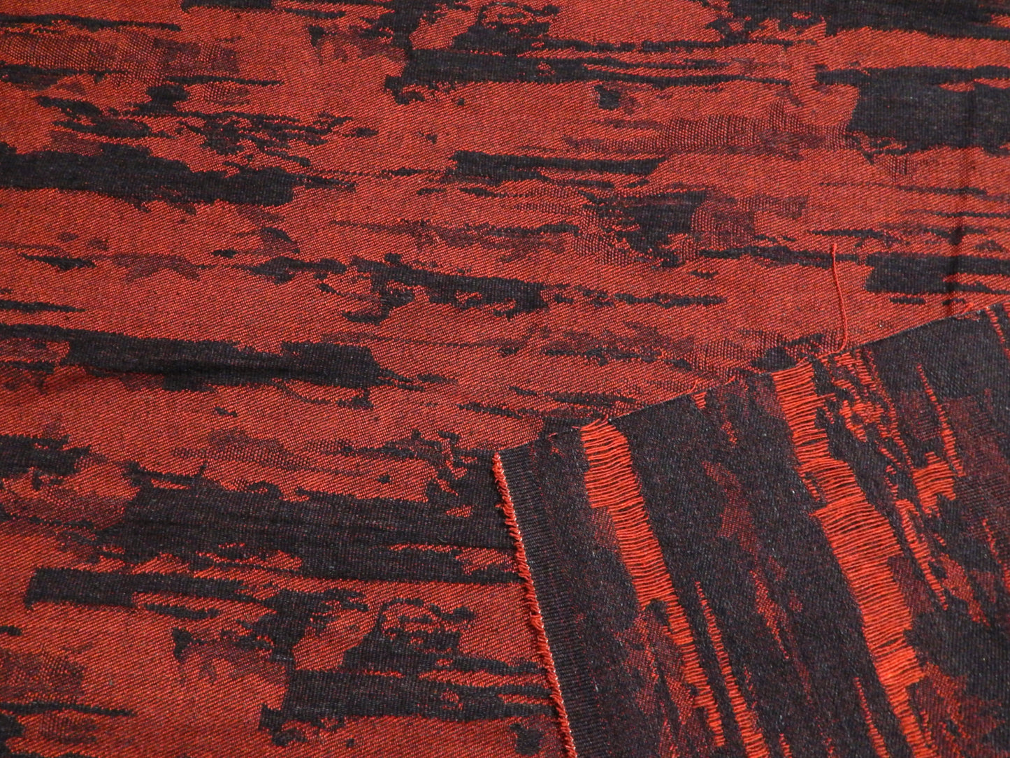Norma Jean Reversible Jacquard Red Denim - Telio