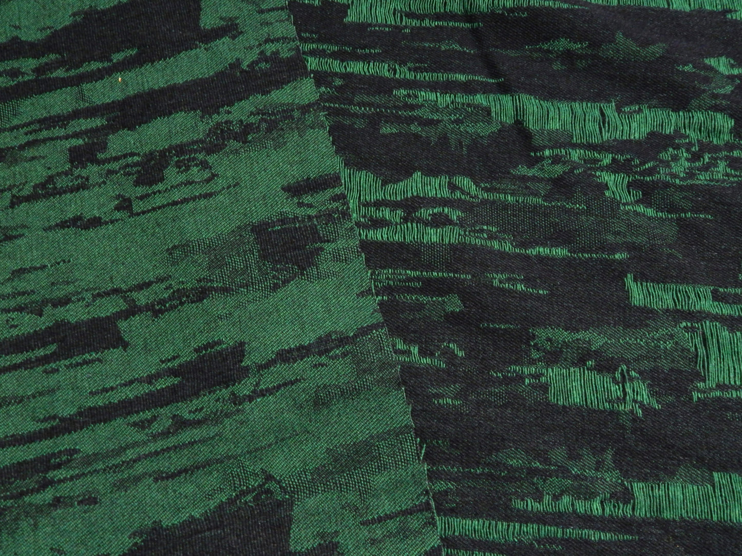 Norma Jean Reversible Jacquard Kelly Green Denim - Telio