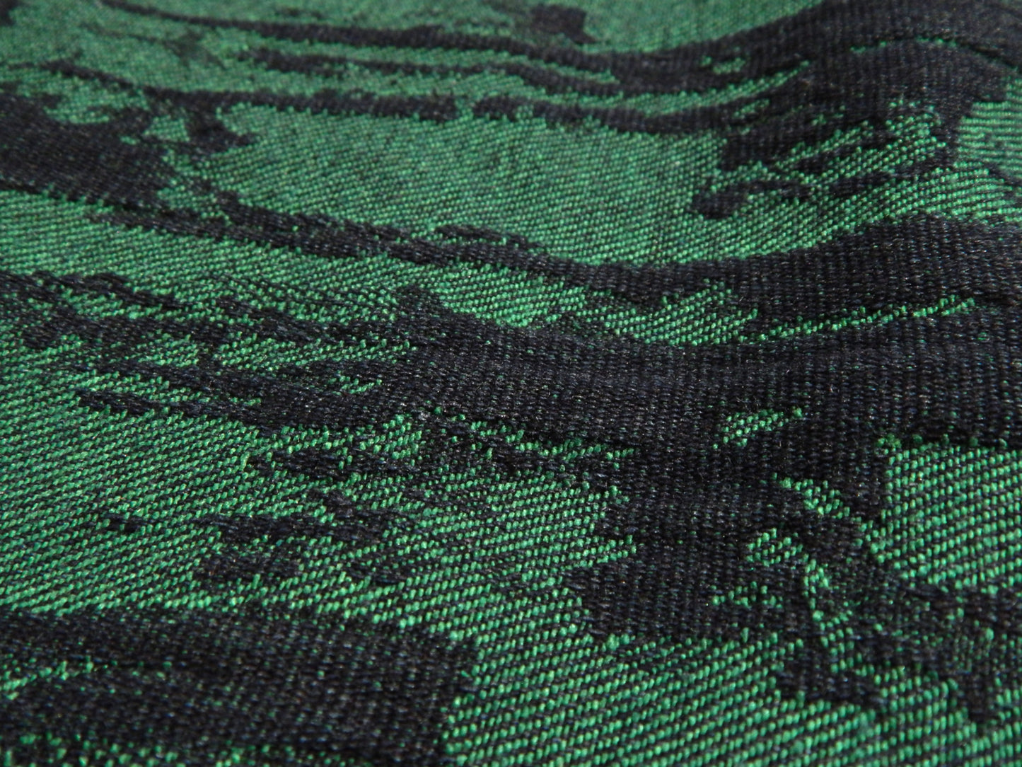 Norma Jean Reversible Jacquard Kelly Green Denim - Telio
