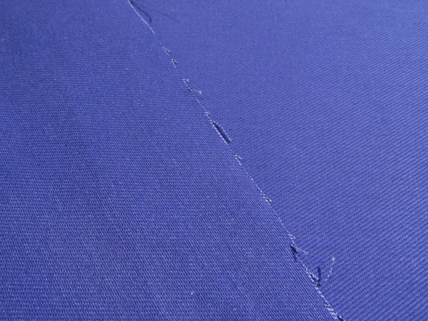 Royal Blue Brushed Bull Denim