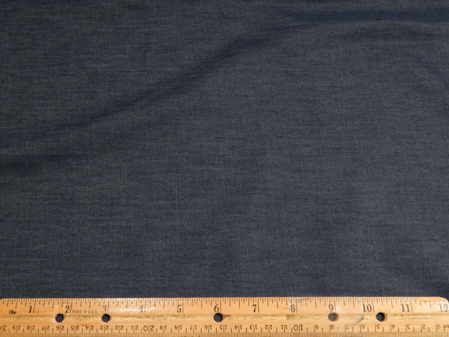 Medium Blue Cotton Chambray Denim - Telio