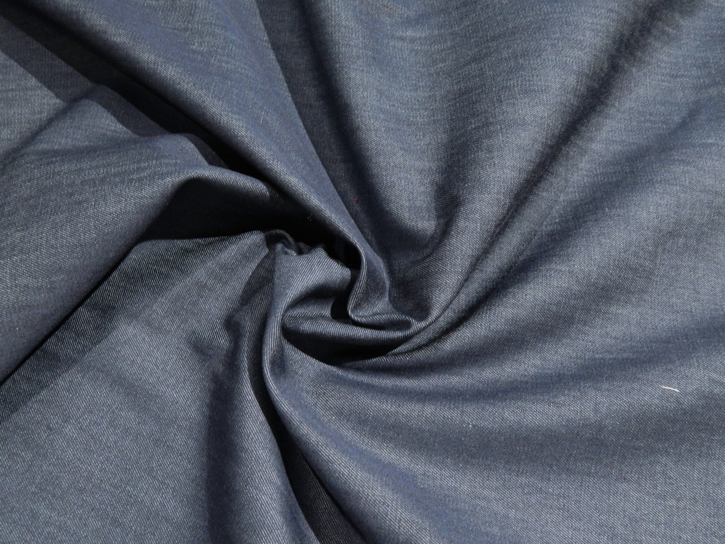 Medium Blue Cotton Chambray Denim - Telio