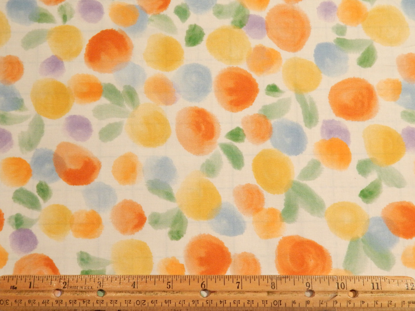 Lemony Fruit Print Poplin - Telio
