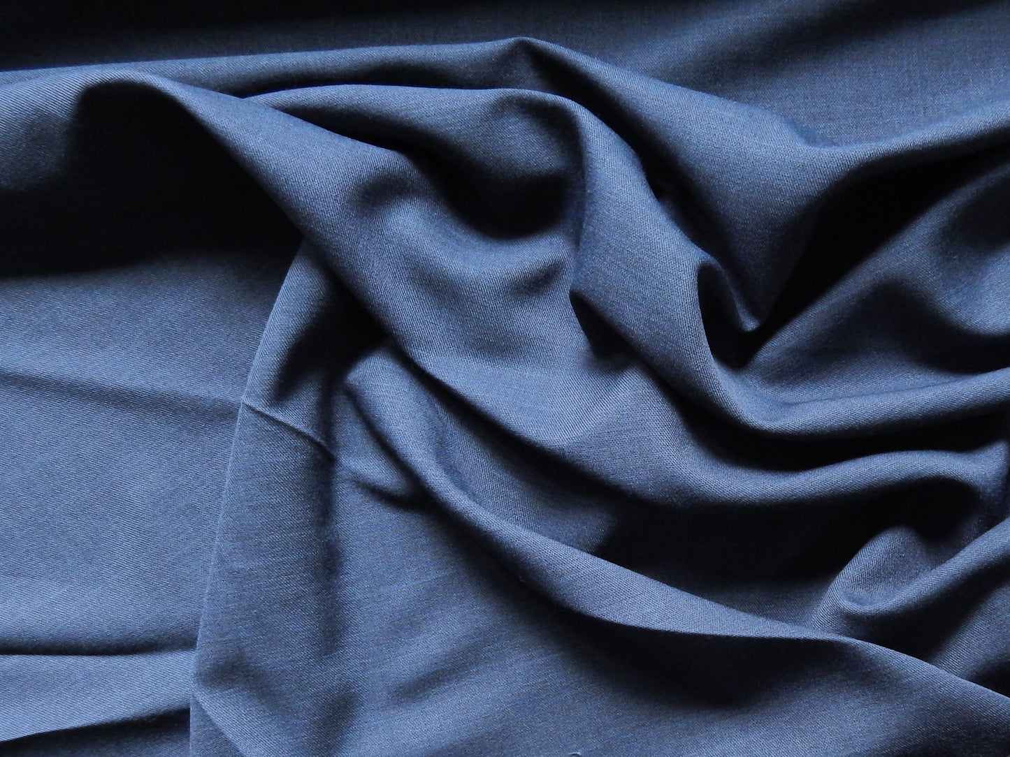 Blue woven fabric