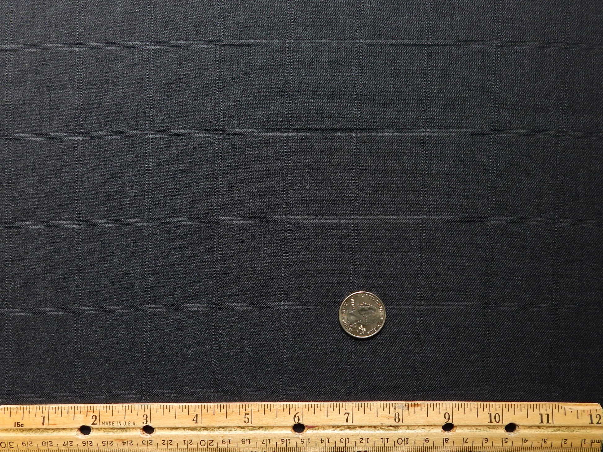 grey striped suiting fabric