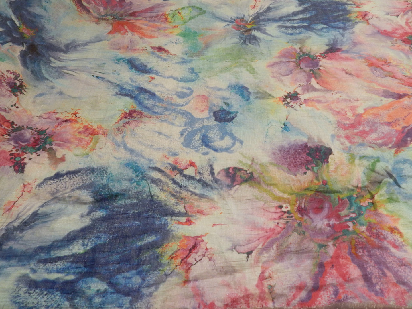 Monet Watercolors Floral Rayon