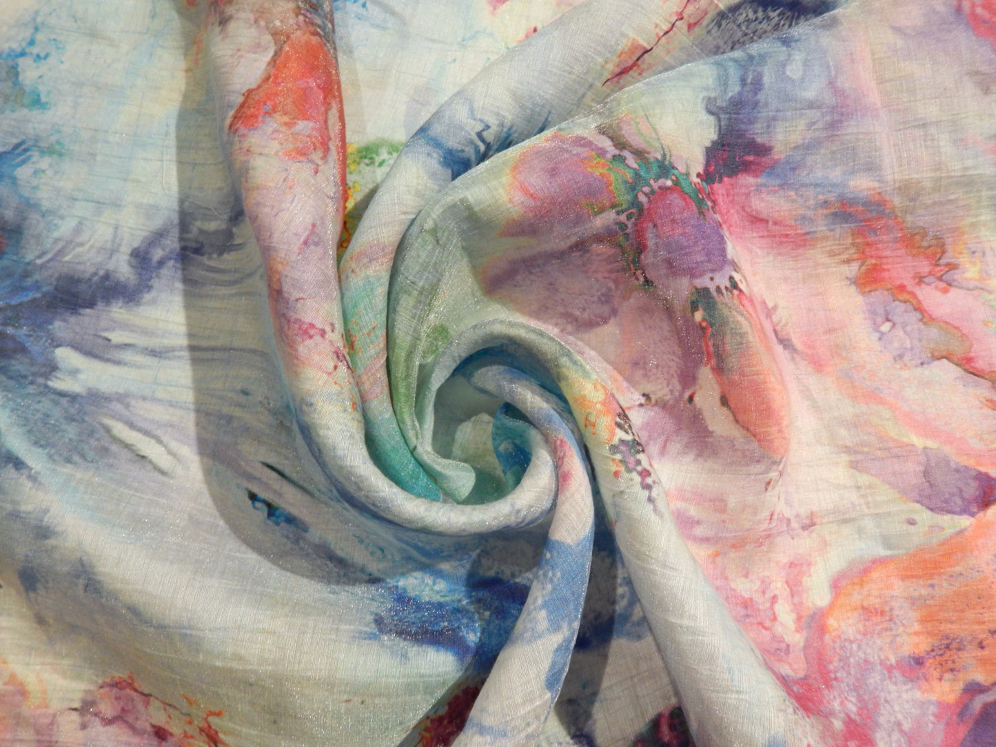 Monet Watercolors Floral Rayon