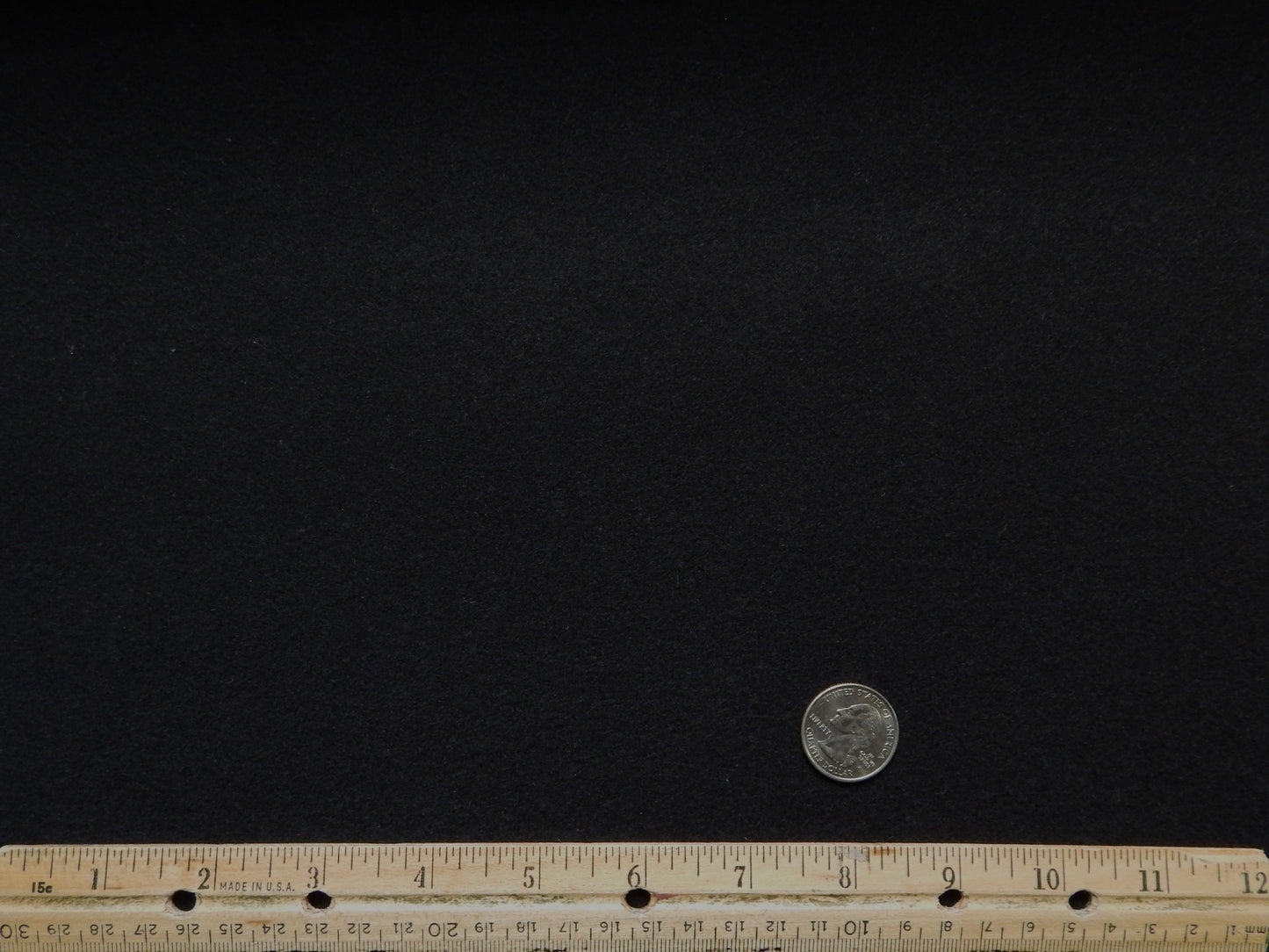 black wool suiting fabric