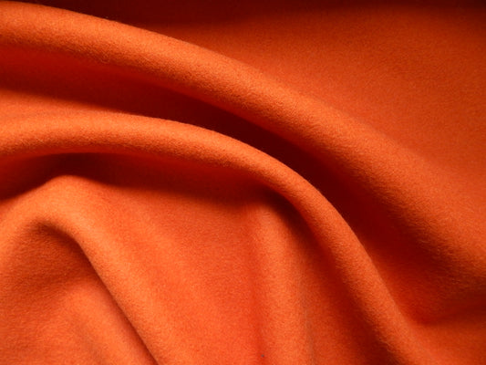 Italian Melton Wool - Orange