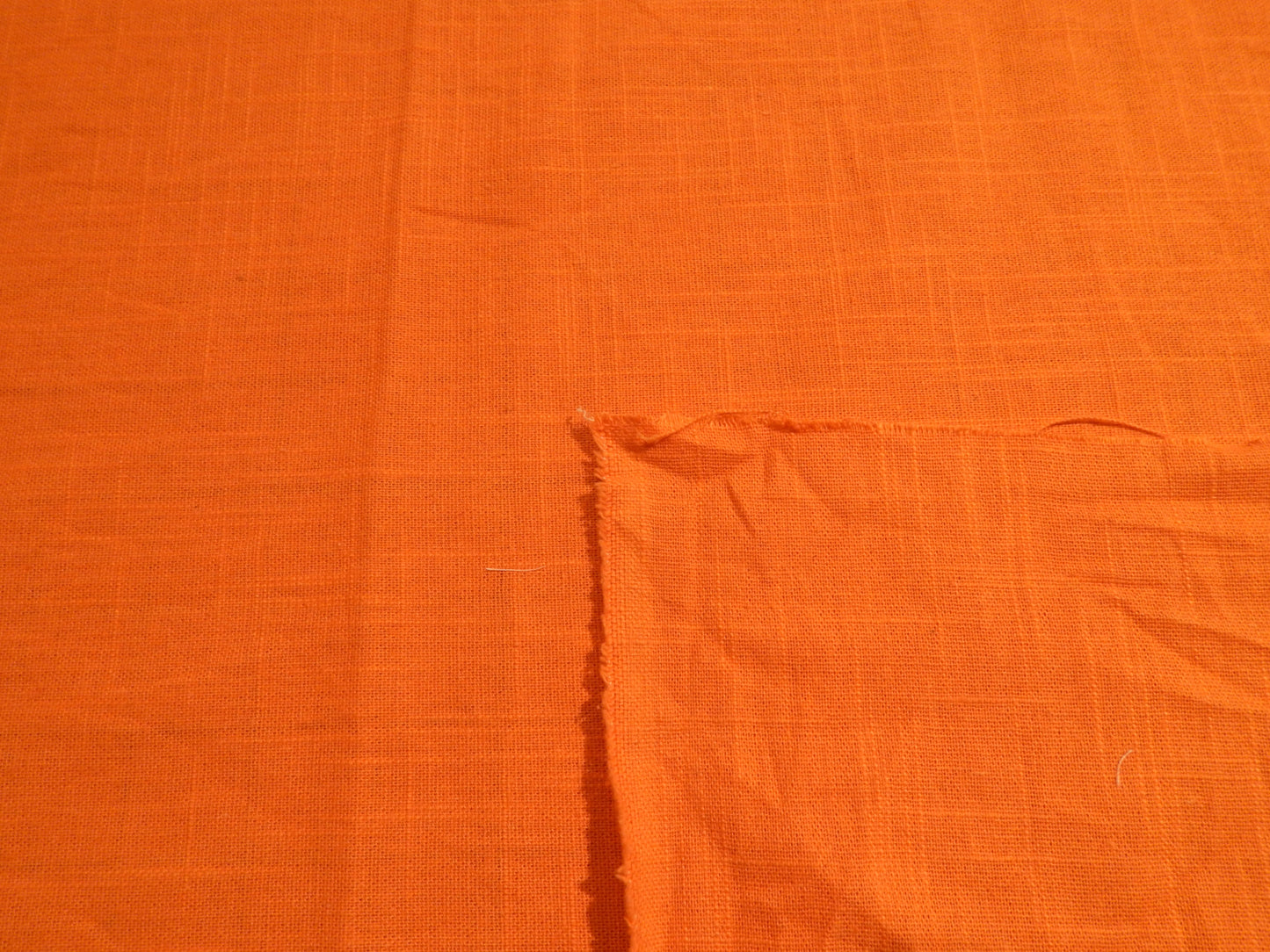 Creamsicle Orange Linen