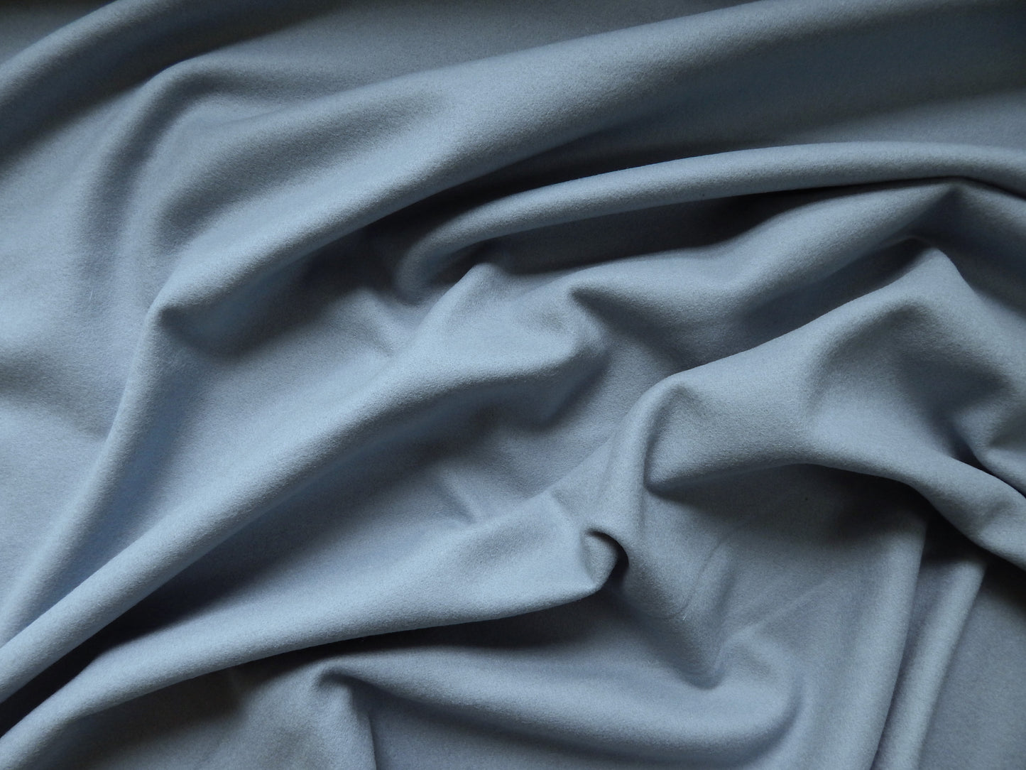 Light Blue wool coating fabric