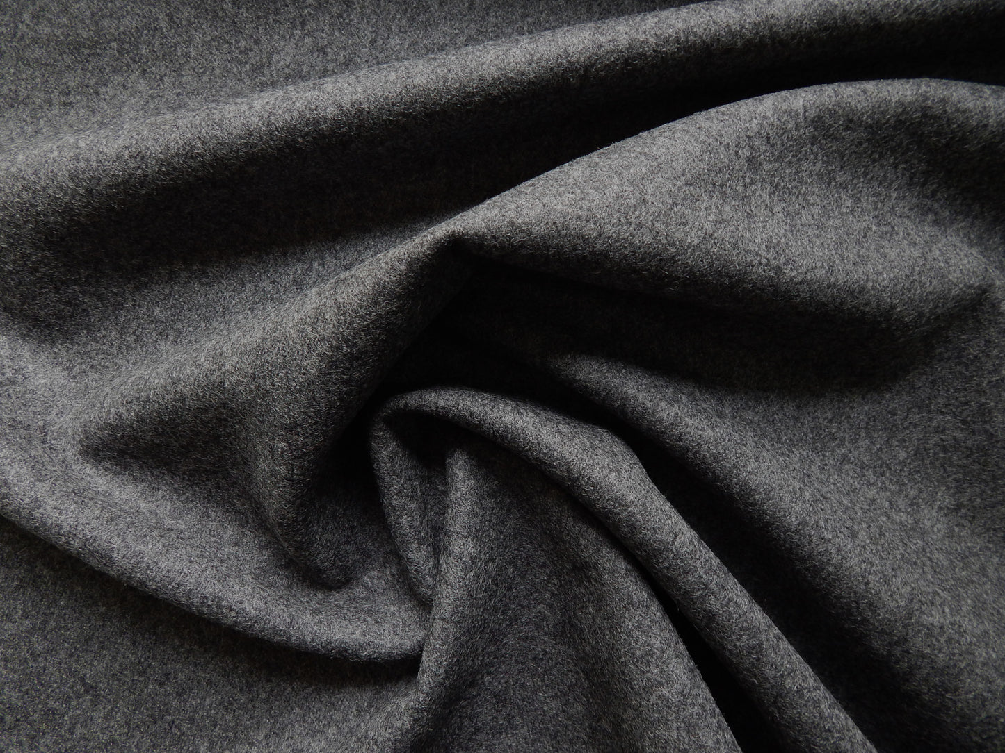 Gray wool coating fabric