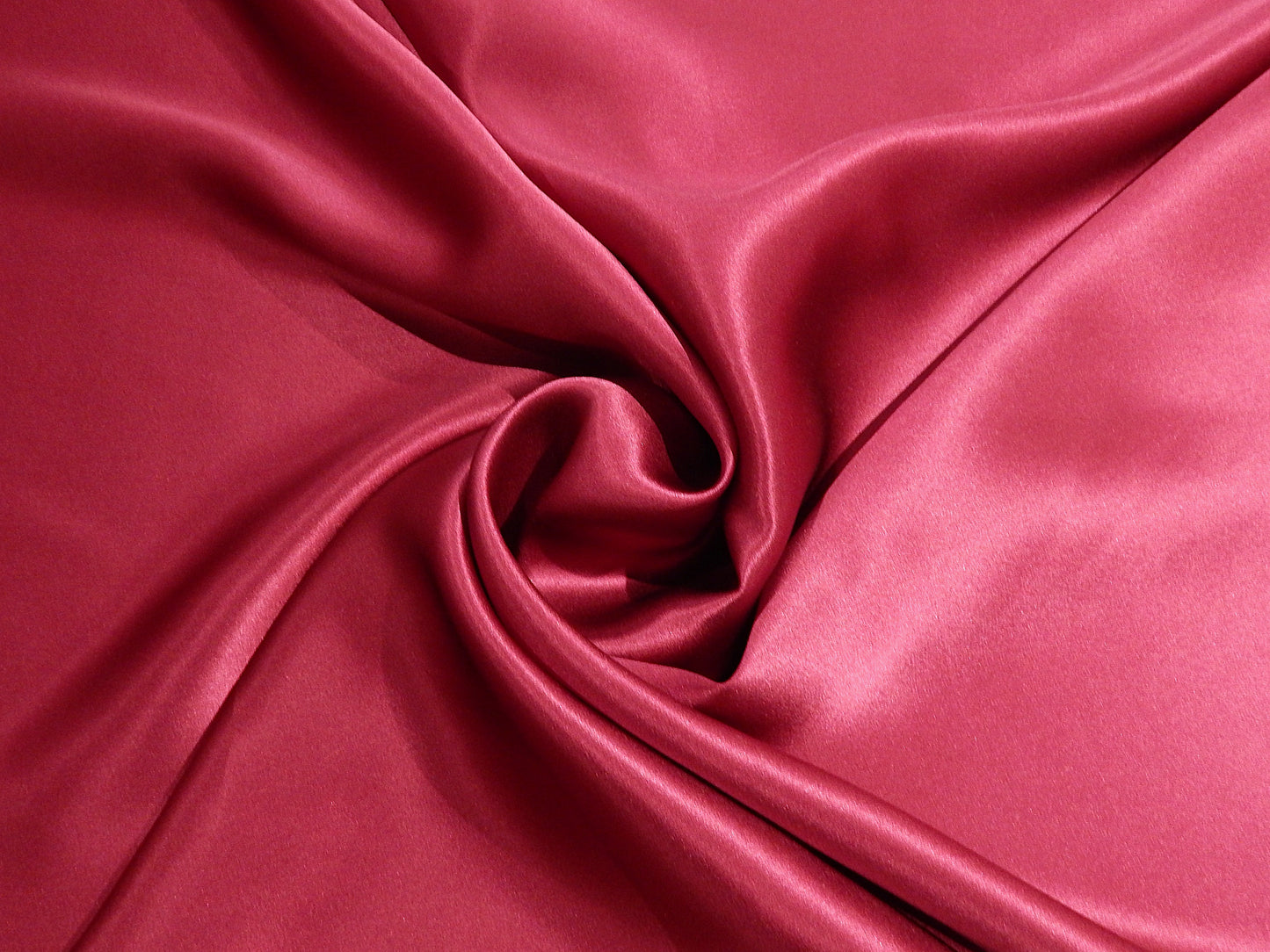 Magenta pink 100% silk deadstock silk charmeuse fabric