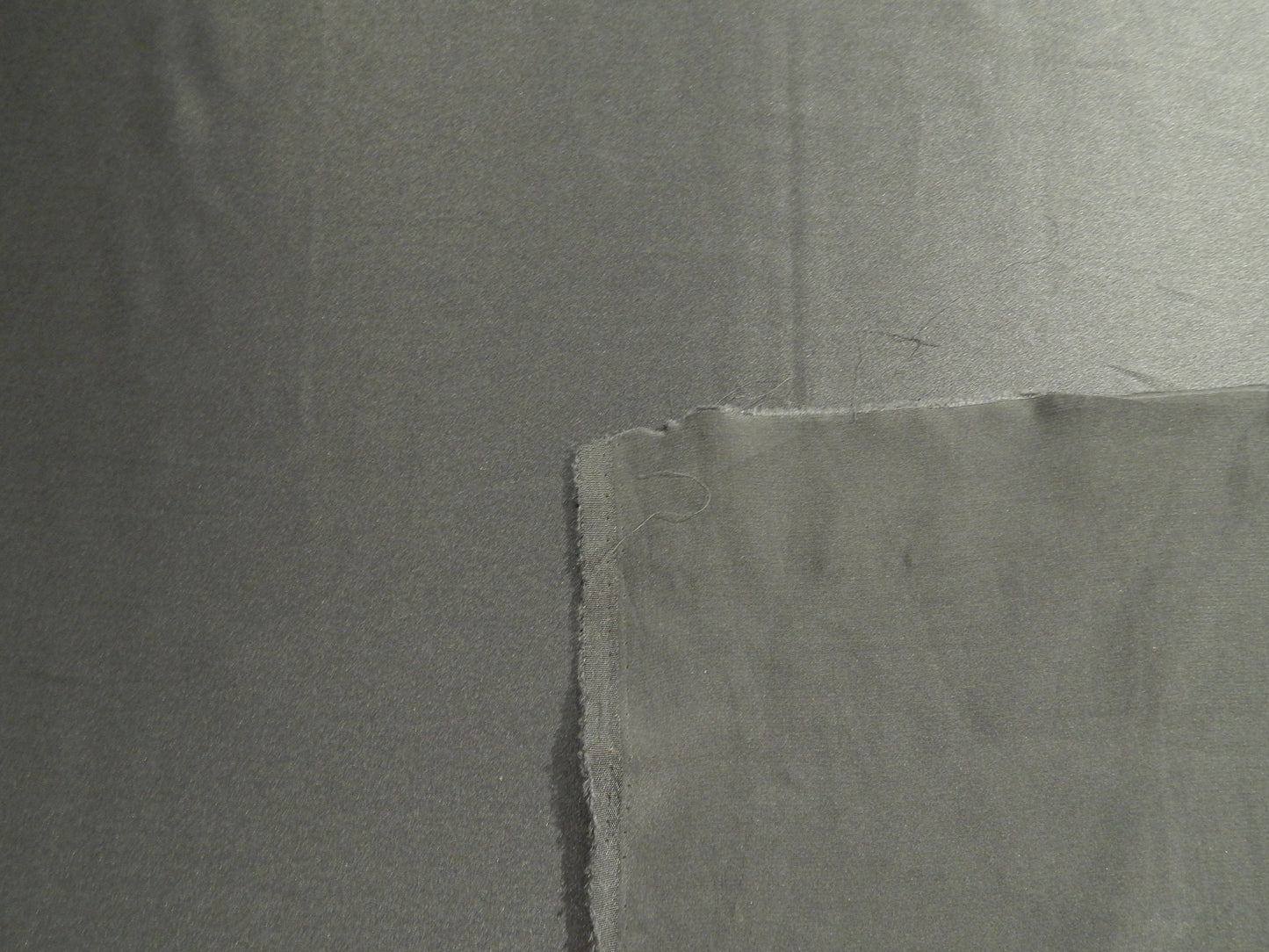 Charcoal Silk Charmeuse