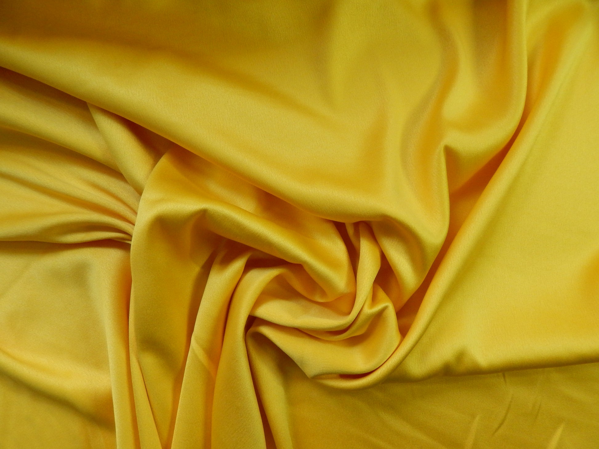 yellow stretch silk fabric