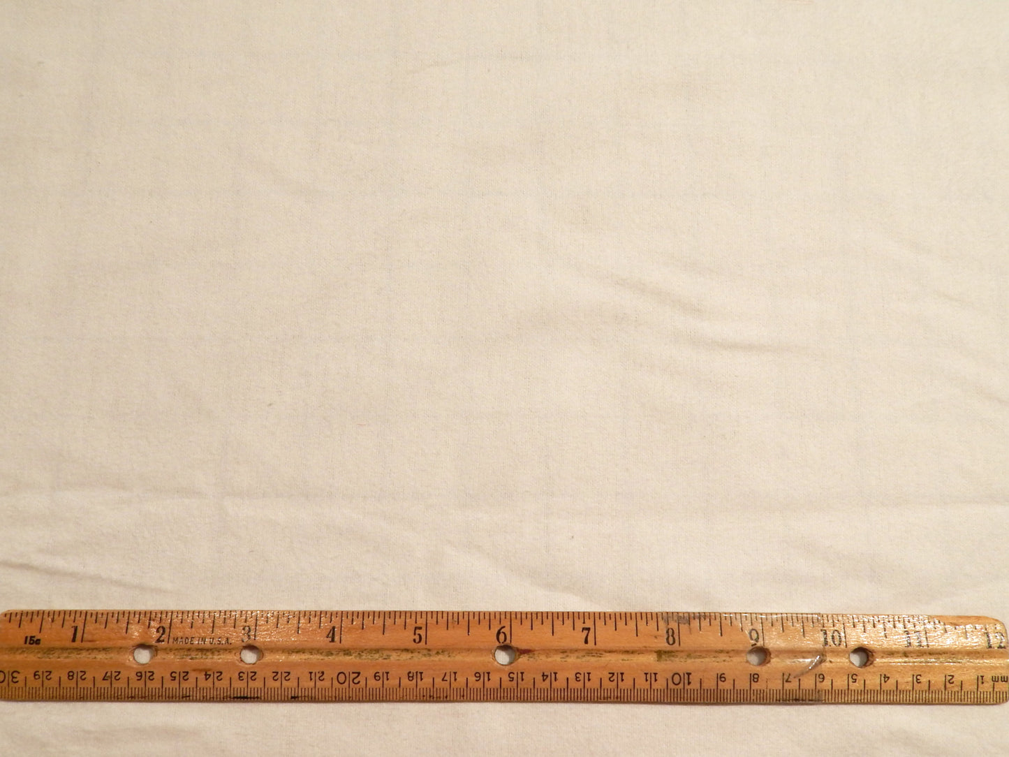 White Cotton Flannel