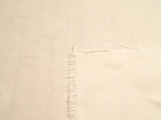 White Cotton Flannel