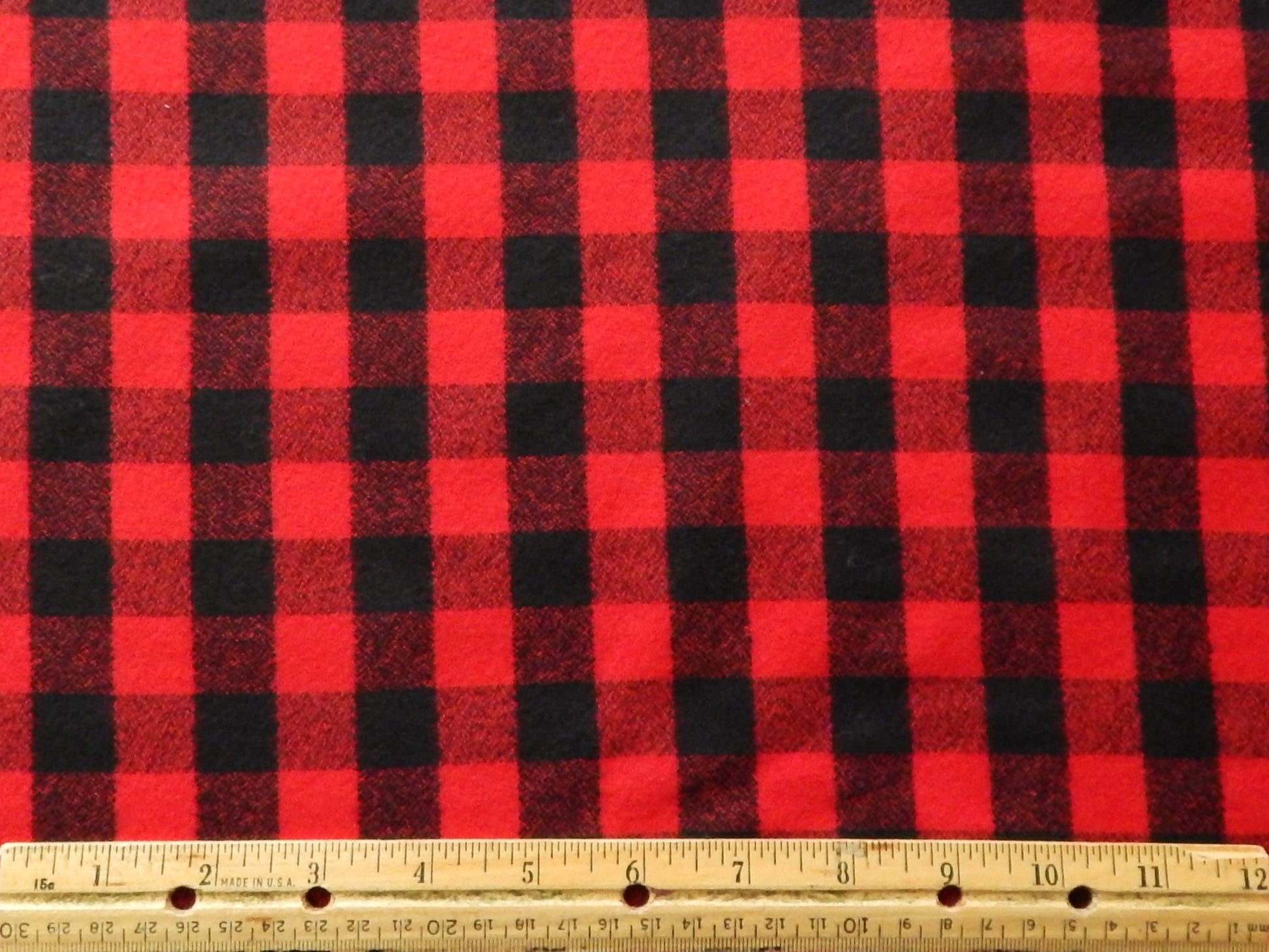 red and black checkered fabric