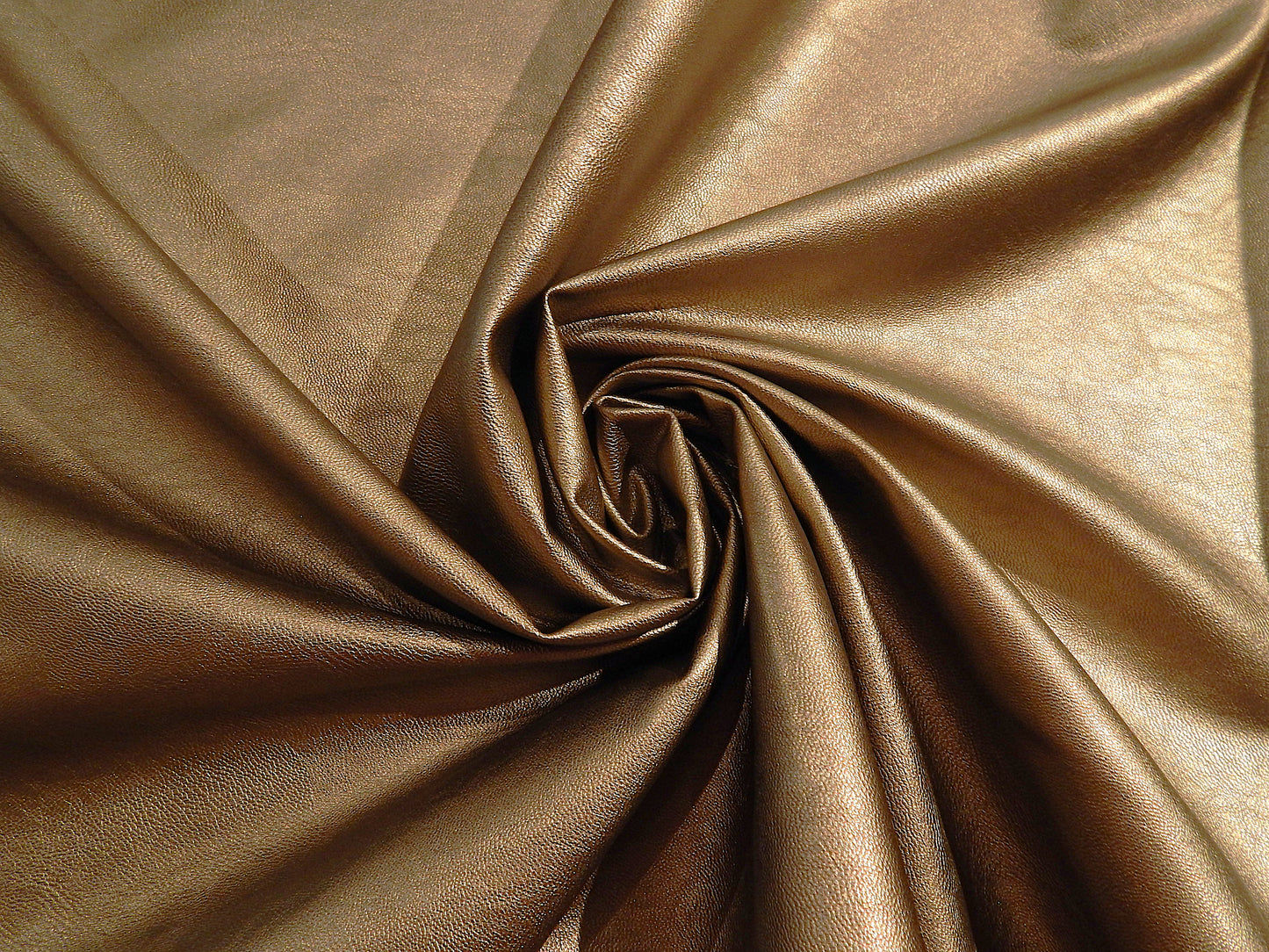 dark gold metallic perfecto faux leather fabric polyester and viscose pleather vinyl leather fabric