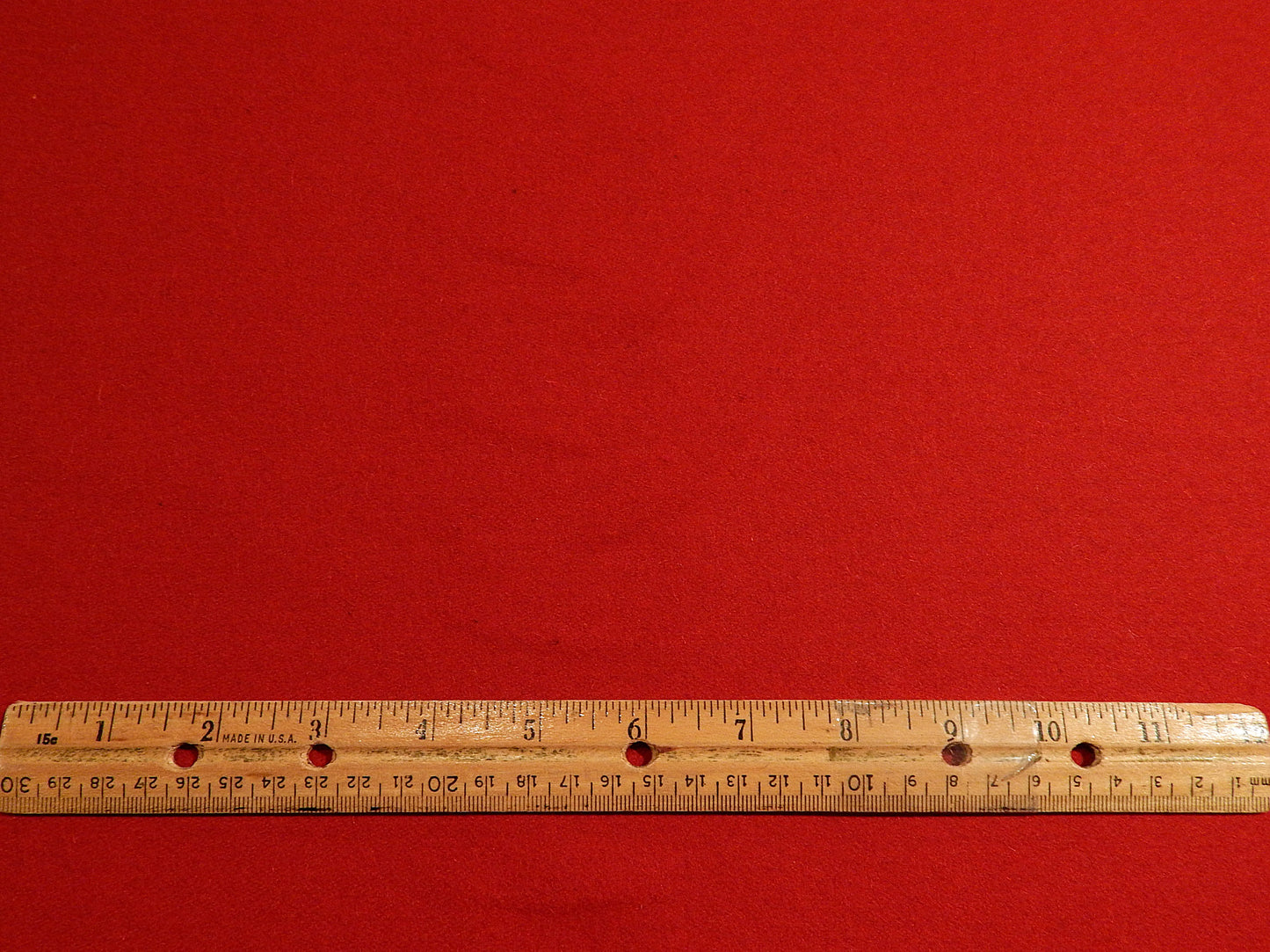 Red Melton Wool & Viscose Blend - Telio