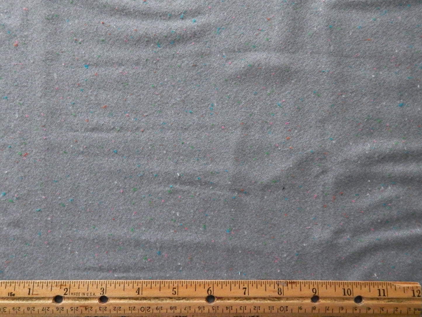 Gray Flecked Flannel Fabric