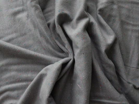 Grey Speckled Flannel Fabric