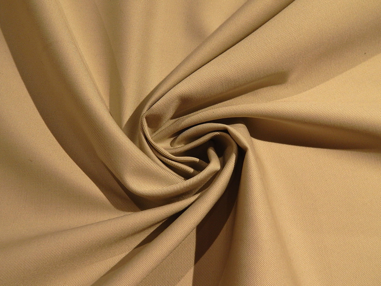 beige light taupe cotton twill deadstock fabric
