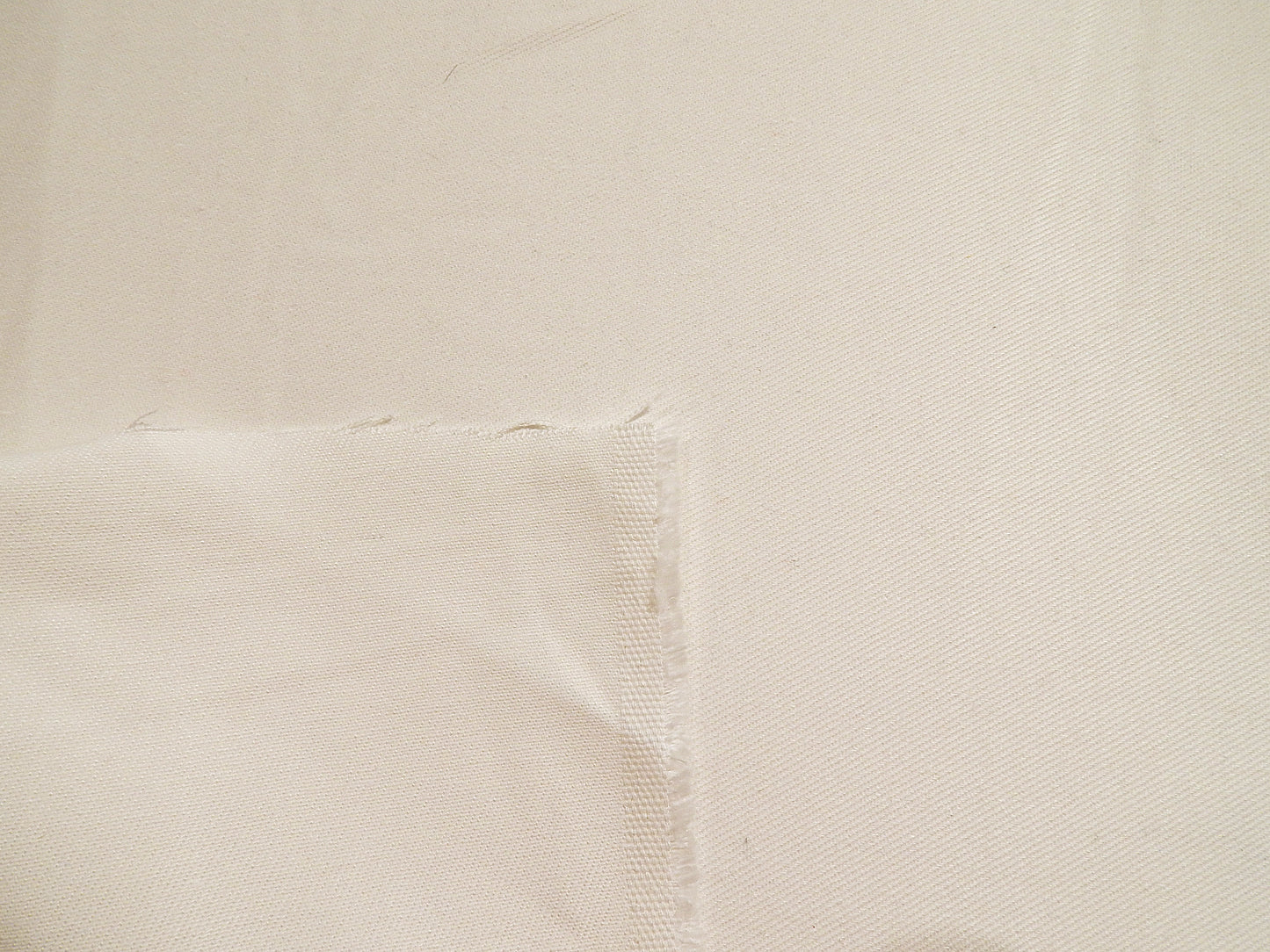 White Cotton Slub Denim