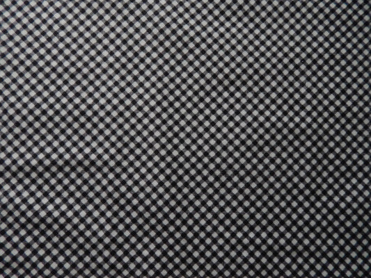 Black and White Checkered Fabric
