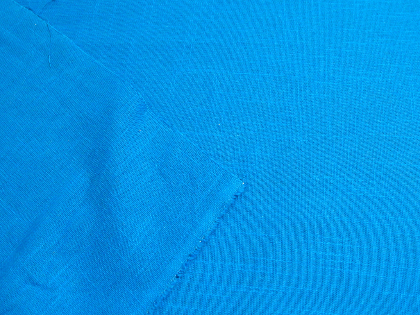 Bright Turquoise Linen