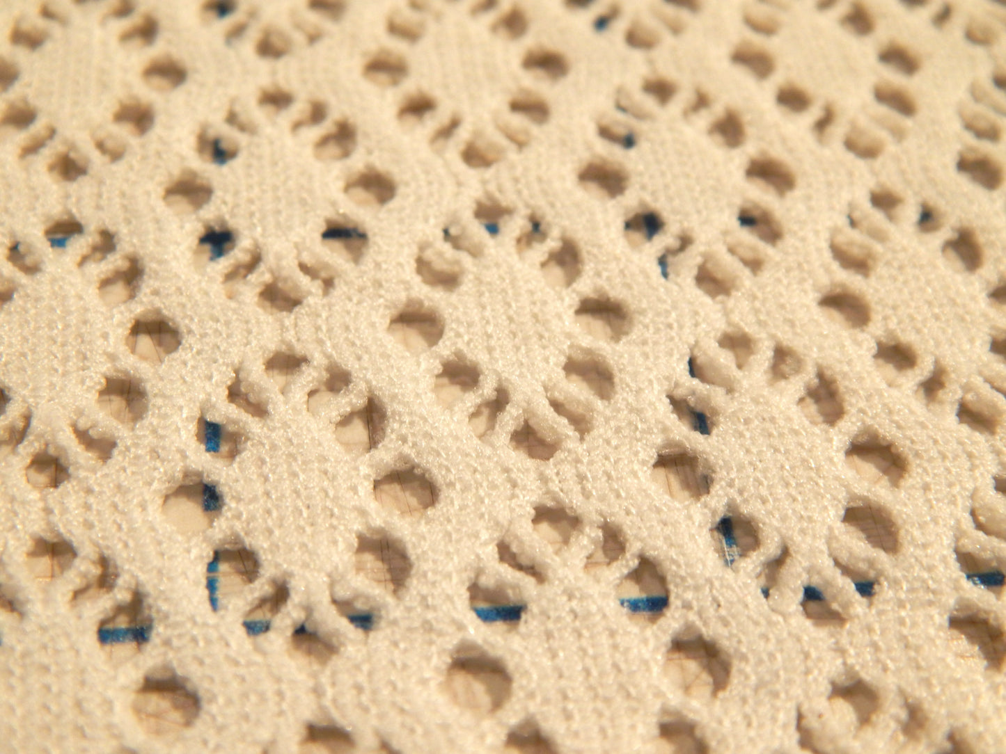 White Sunkissed Crochet Mesh - Telio