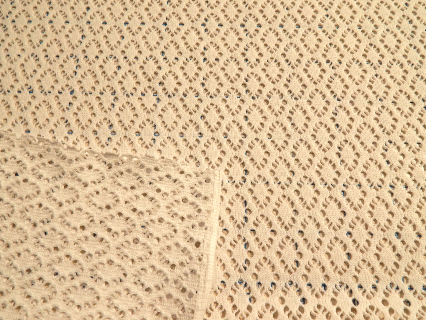 White Sunkissed Crochet Mesh - Telio