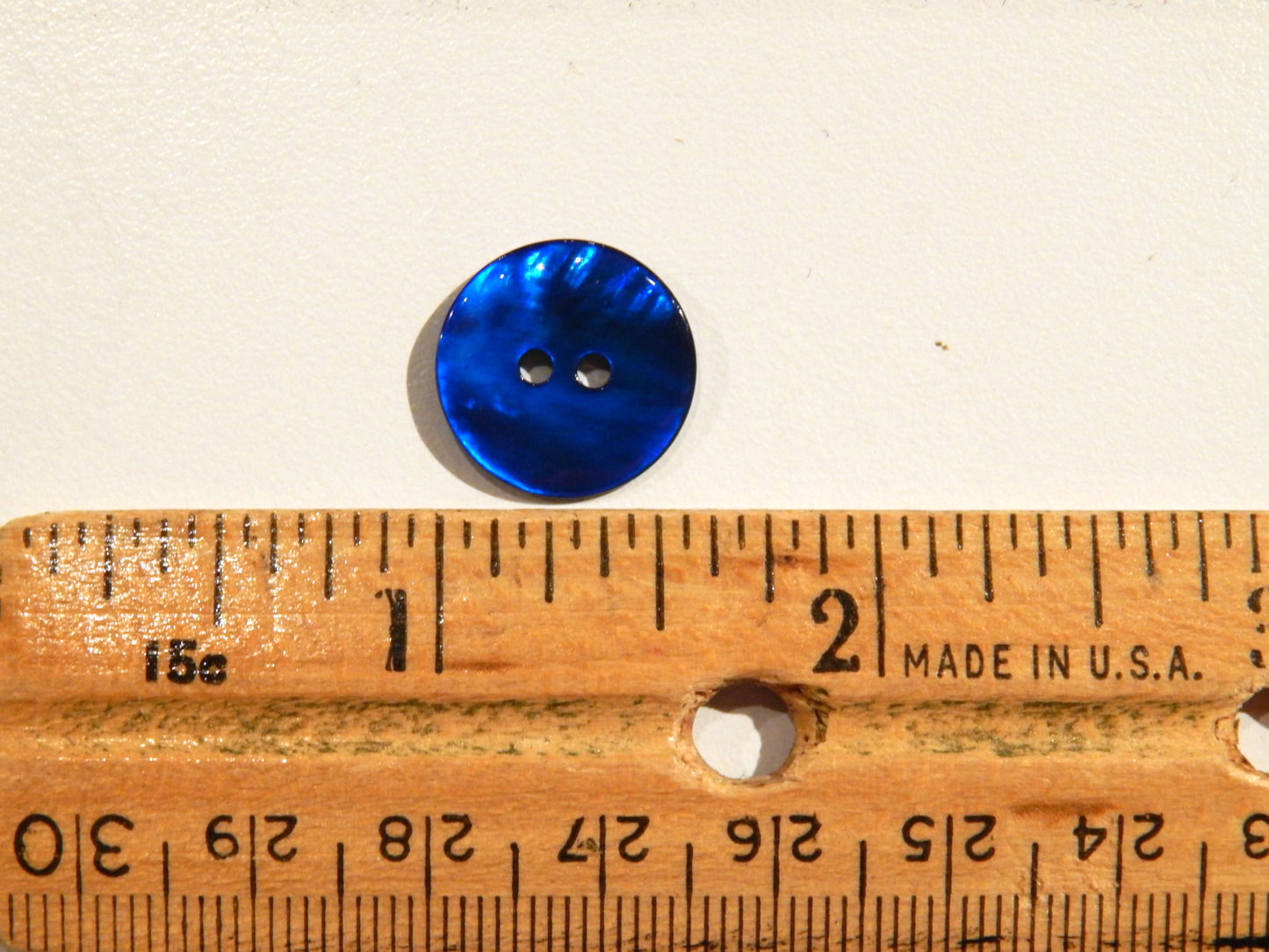 Jewel Blue Agoya Shell Buttons - Multiple Sizes
