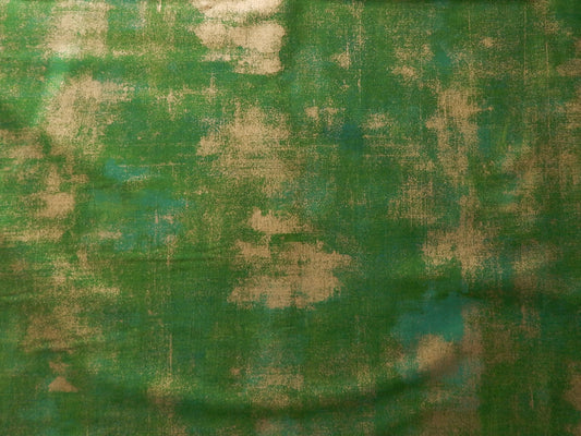 Green and gold fabric