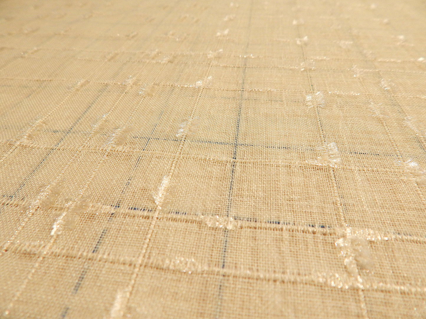 Tan Slub Voile