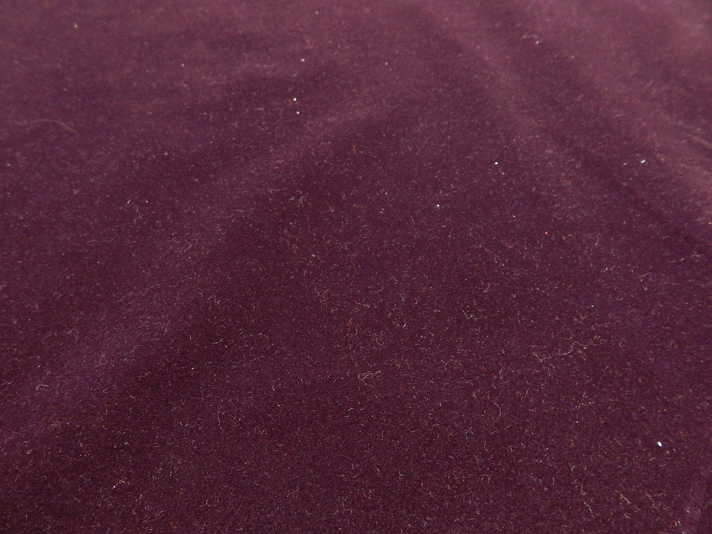 Eggplant Purple Cotton Velveteen