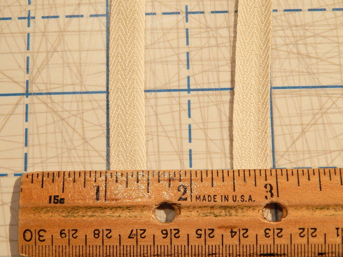 Natural Cotton Twill Tape: Multiple Widths - By the Yard