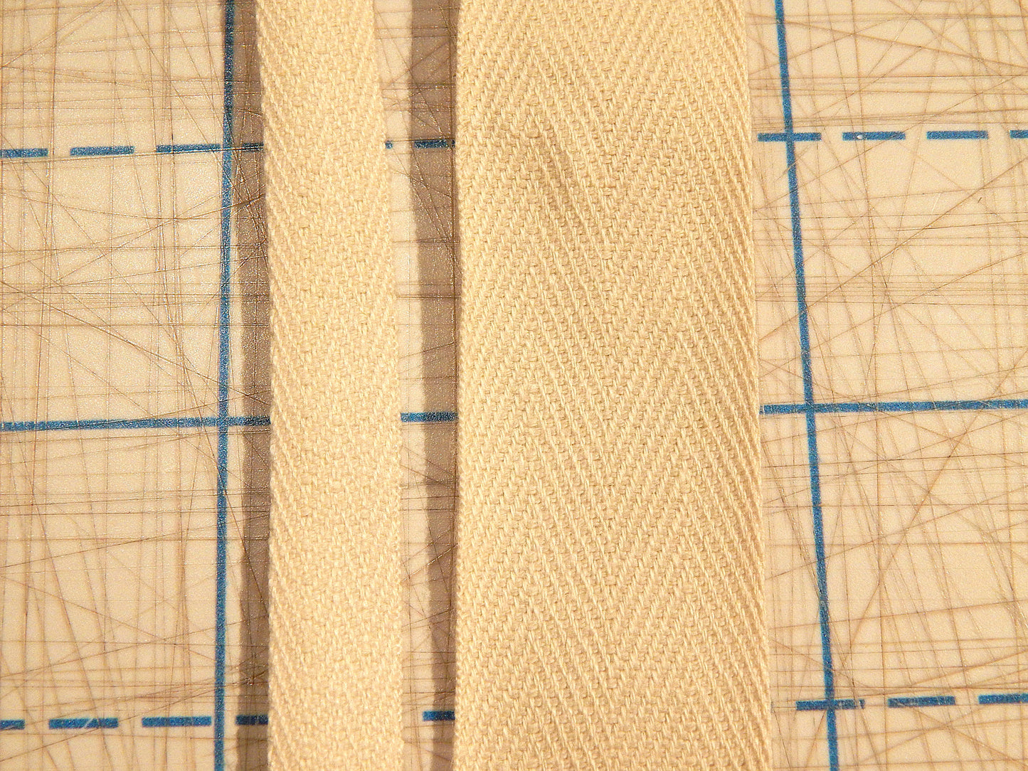 Natural Cotton Twill Tape: Multiple Widths - By the Yard