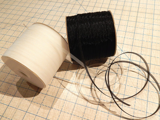 black and white 1/4" horsehair braid sold by the yard in kansas city
