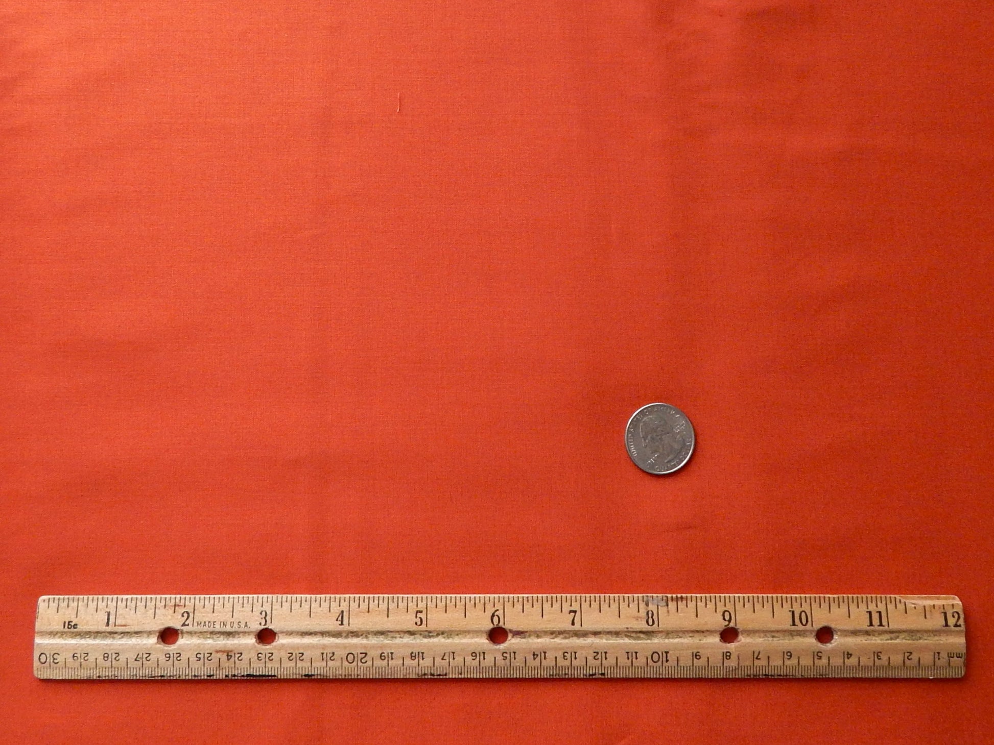 solid orange cotton fabric