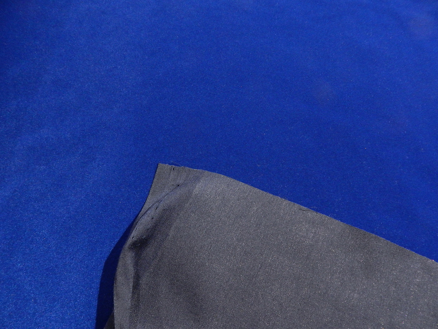Bright Blue Cotton Velveteen