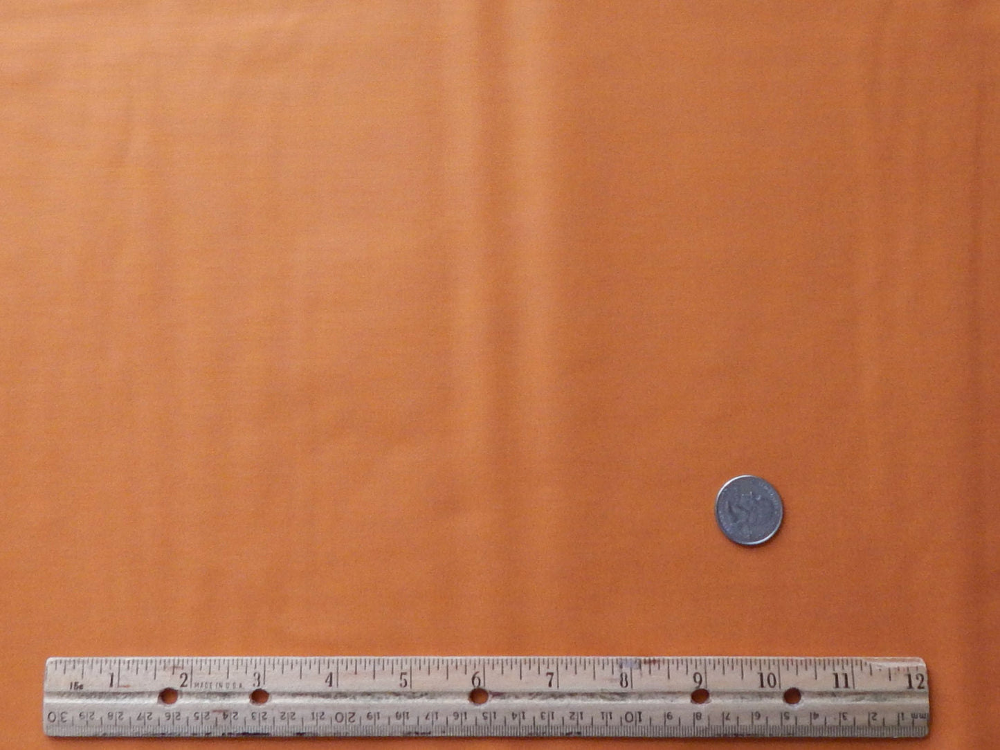 solid bronze orange cotton fabric