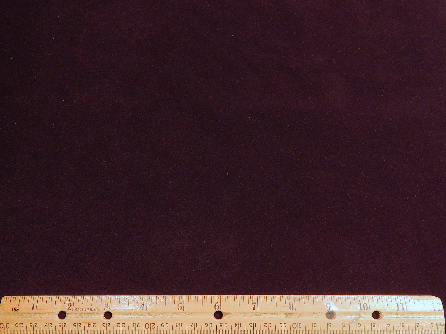 Eggplant Purple Cotton Velveteen