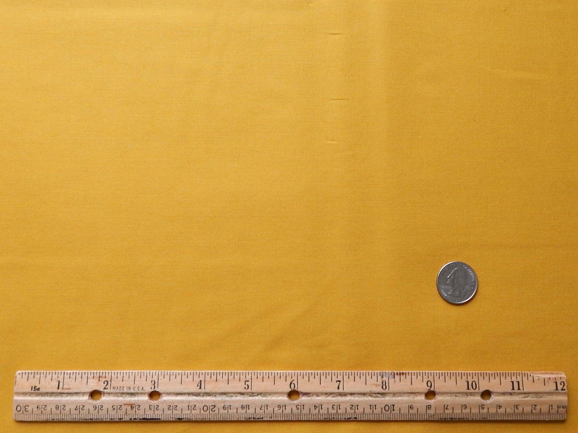 solid honey golden yellow cotton fabric