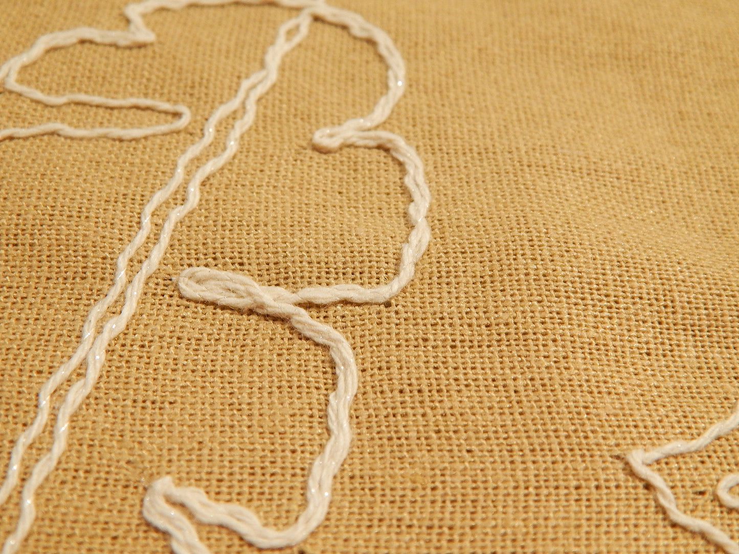 Honey Mustard Monstera Leaf Linen/Rayon Blend - Telio