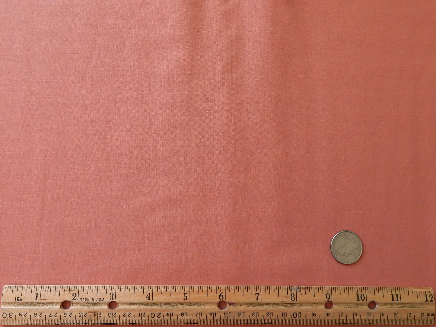 clay peachy pink cotton fabric