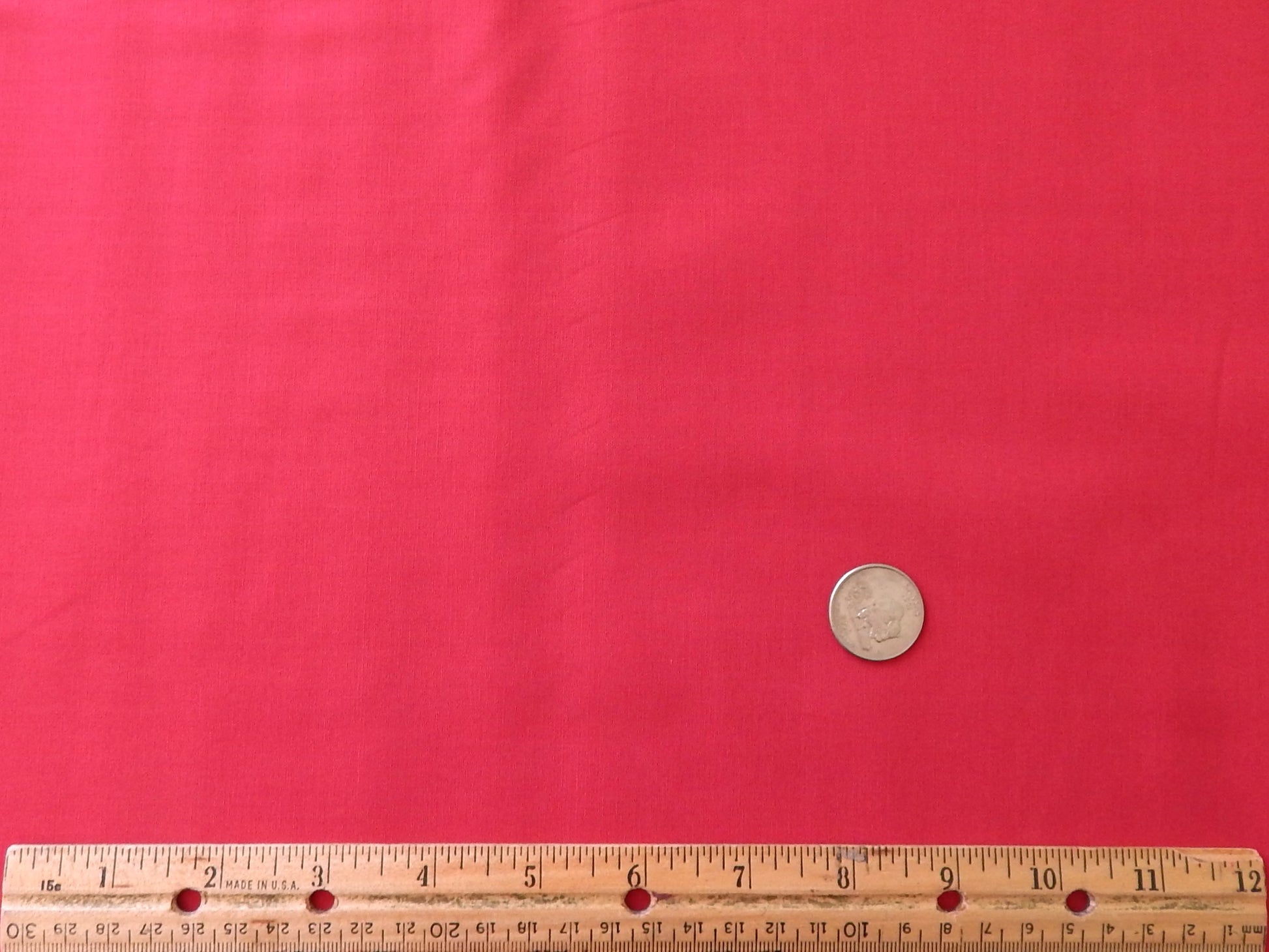 bright cherry red cotton fabric