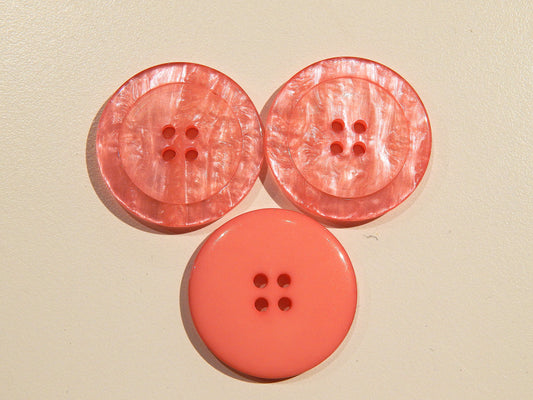 Large & Pink Pearly Buttons
