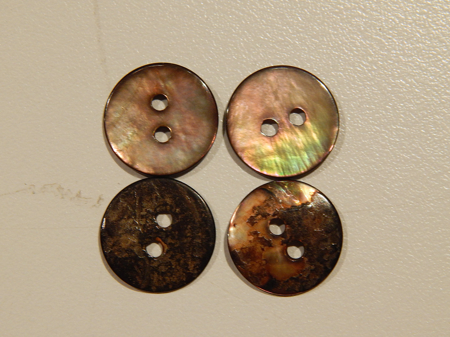 Smokey Brown Agoya Shell Buttons