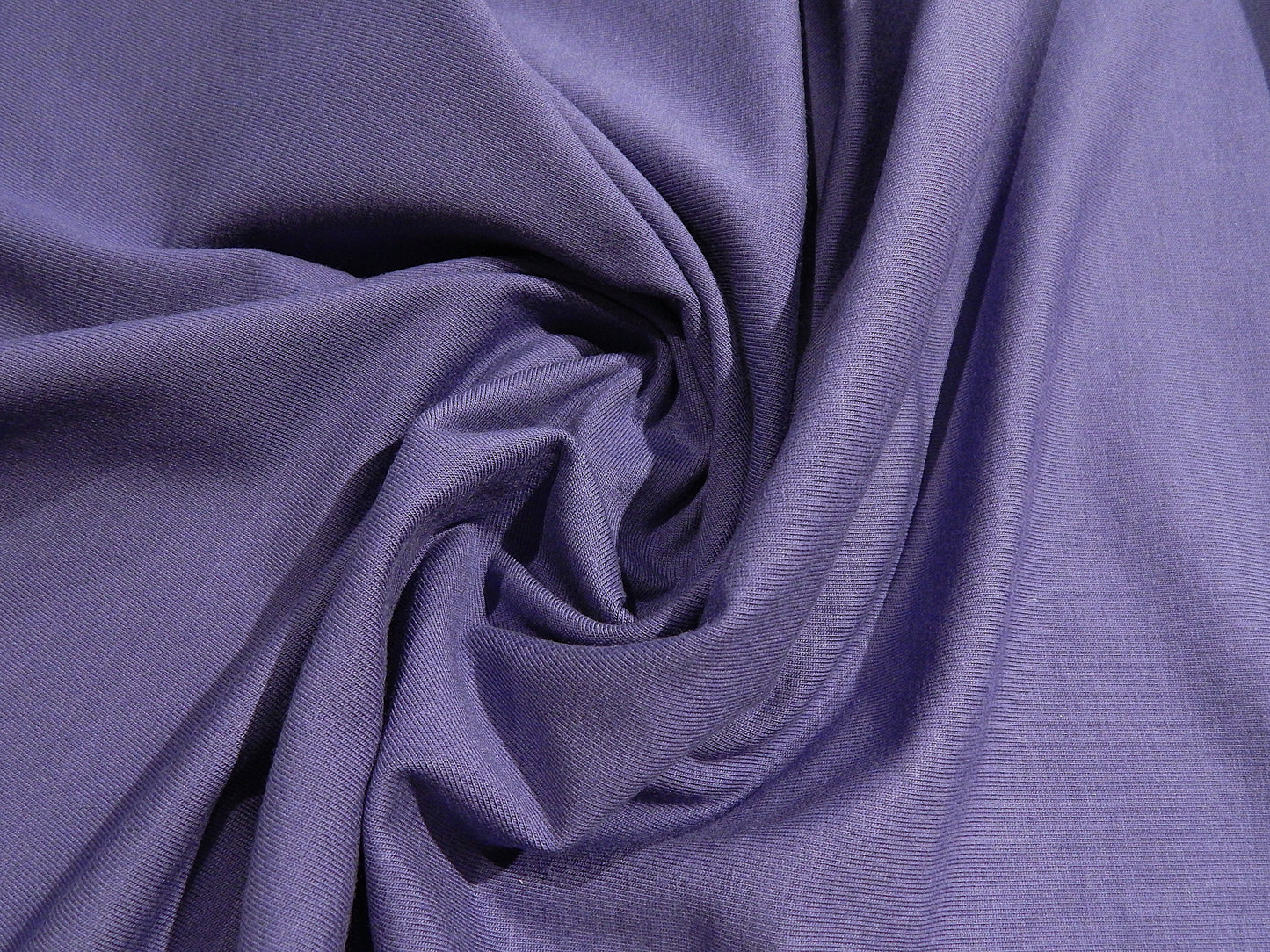 blue dusk violet purple blue cotton spandex jersey knit perla knit telio fabric